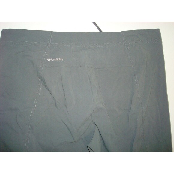 Womens 8 New NWT Columbia Gray Hike Shorts Pockets Long UPF 50 Trail Knee Zip - Picture 5 of 5